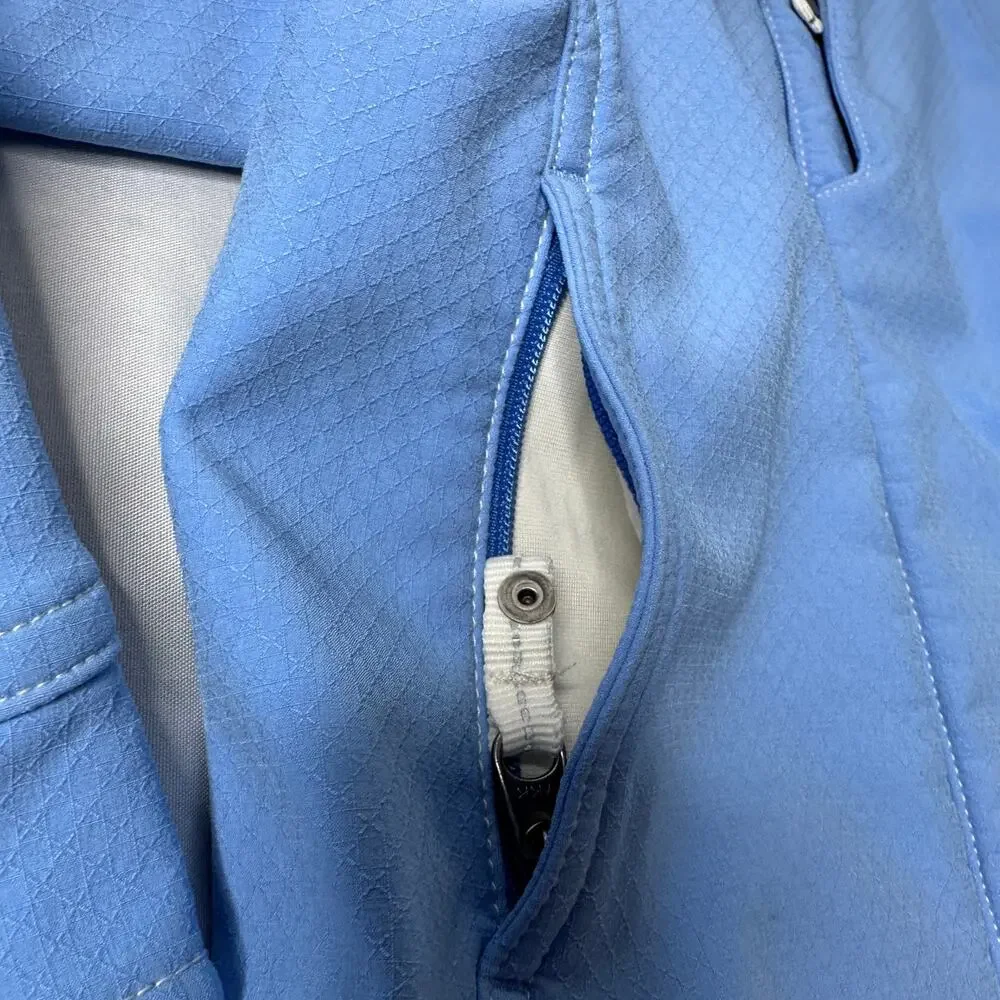 REI Girls Softshell Jacket Blue XS 4/5 Windbreaker Fleece Lined